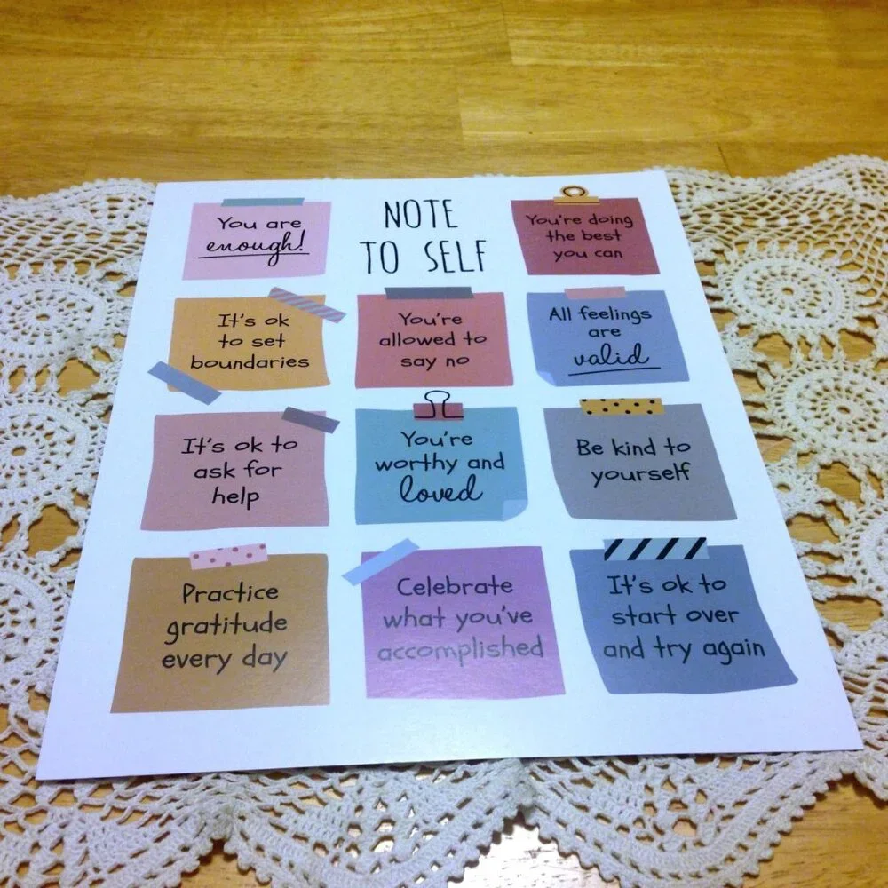 Positive Affirmations art prints, new items